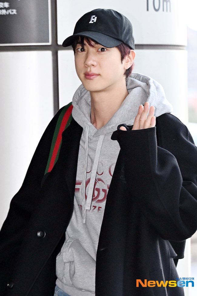 BTS Jin IGIN Tシャツ、キャップのセット