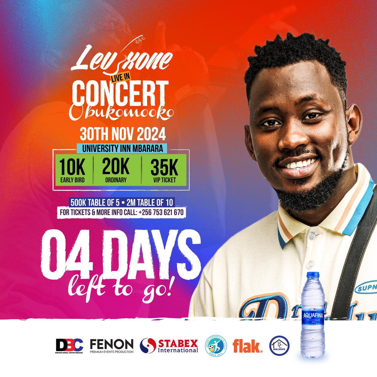 Faithbarigaba1's tweet photo. Four days to the biggest day ๐ฅณ๐ฅณ๐ฅณ๐ฅ๐ฅ๐ฅ. Are you guys ready for the man of God ??? #Obukomooko
#LevixoneLiveInConcert https://t.co/vBoiBiFqqK