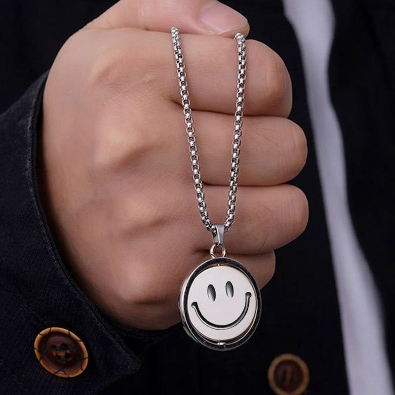 AceSouthAfrica's tweet photo. Transform your vibe with the Ace Smile Mood Face Rotatable Pendant!
Rotate to reveal the smile that suits your day and let your style shine.
Perfect for those who love to express themselves in every moment.
https://t.co/ilsBRtirys
#AceSmile #MoodInMotion #ExpressYourself https://t.co/4DIv2YBWP3