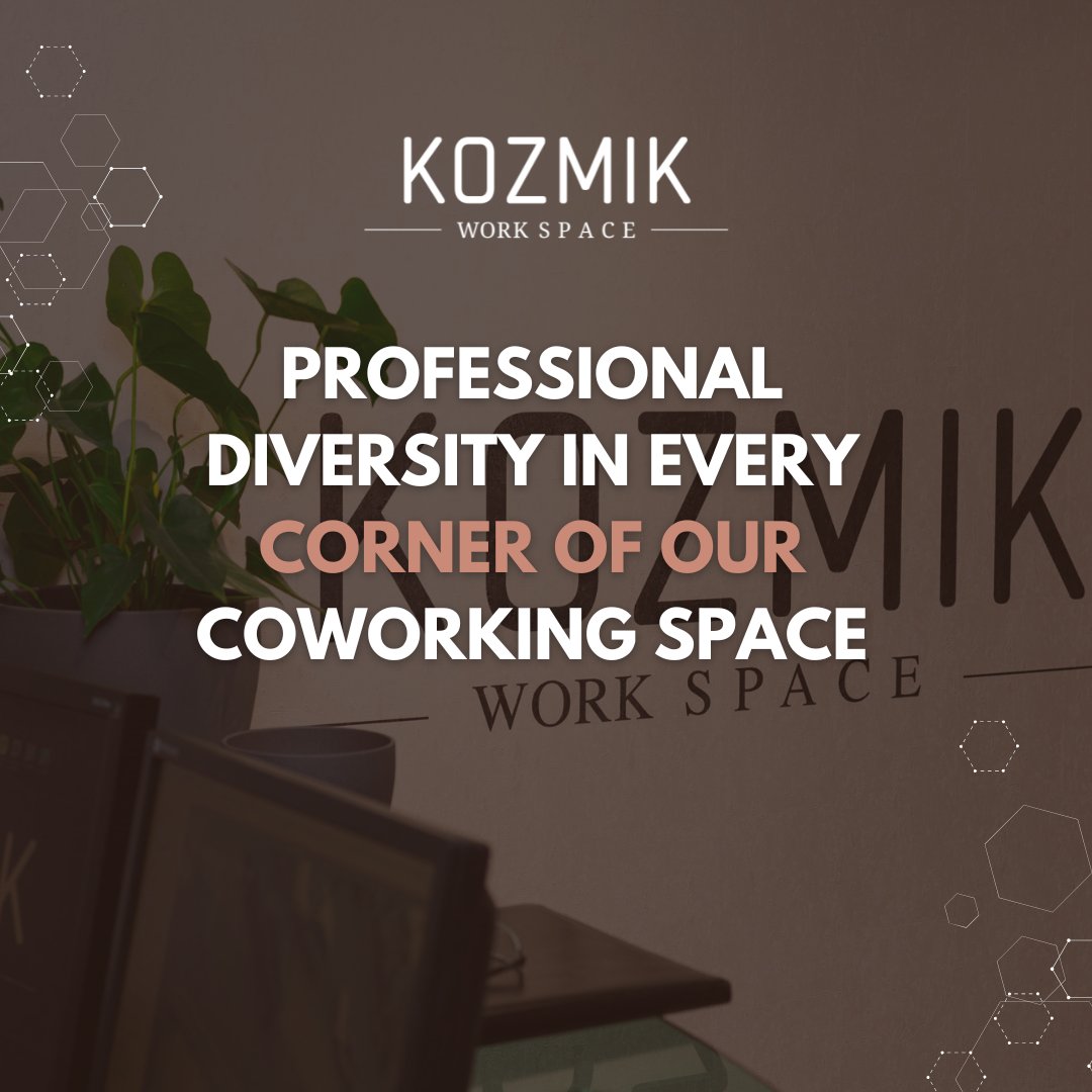 KozmikWS's tweet image. We value professional diversity! Connect with experts in marketing, tech, creativity, and more—a perfect environment for collaboration and growth.
#DiverseCommunity #CollaborateAndLearn #ProfessionalGrowth #CreativeEnvironment #LondonCoworking