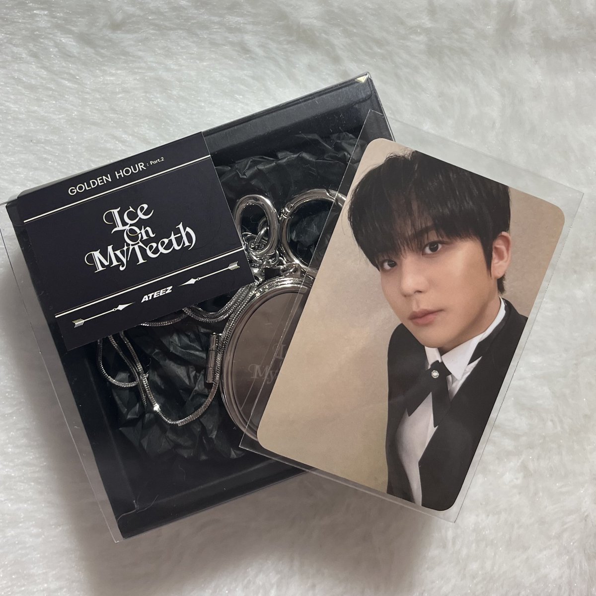 ateez golden hour part2
pop upトレカ交換

【譲】 mirror keyring ジョンホ
【求】 同種ウヨン

 #ateez  #トレカ交換