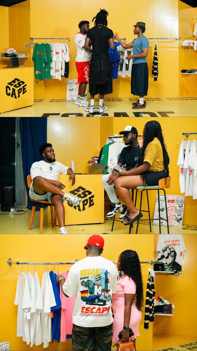 clothing_kd's tweet photo. ESCAPE CREATIVE STUDIOS 2024.
@ghanastreetwear https://t.co/a9N5tFuVeq