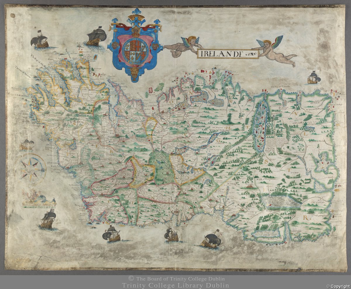 OTD 1595 preparations of great Armada for Ireland and Spanish ships 'sounding, seeking, and searching the depths &amp; sureties of all the [Irish] bays'. 19.5k troops in 150 ships, but in a late change of plan fleet sent to Brittany (Oct 1596)destroyed by storm en route #nineyearswar