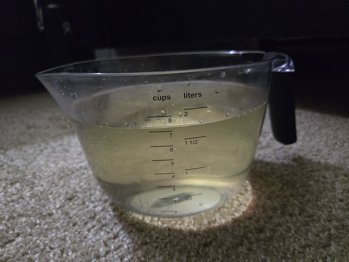 New record holy FUCK 😭 over 7 cups or about 1700ml