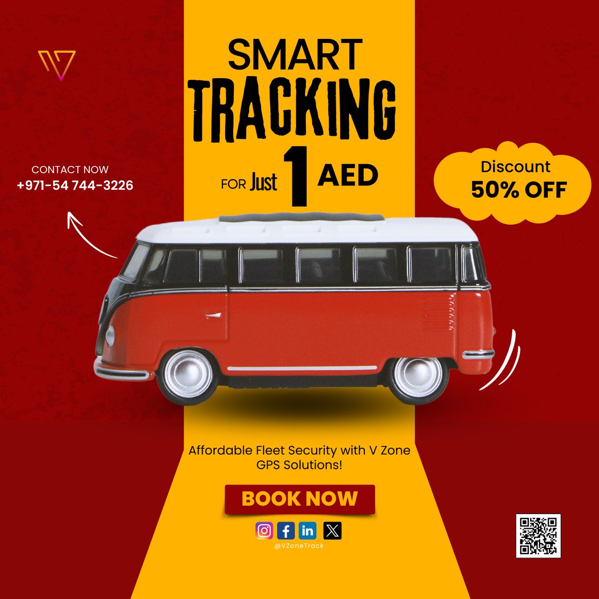 vzonetrack's tweet photo. Secure Your Fleet at an Unbeatable Rate
Sign up for a 2-year agreement with V Zone GPS Tracker and enjoy tracking your vehicle for just 1 AED per day! Prefer a shorter term? No worries – our daily rate is only 2 AED per day.
#Fleet #Tracking #Vehicle #DailyTrackingOffer #VZone https://t.co/Gf0YisBjD3