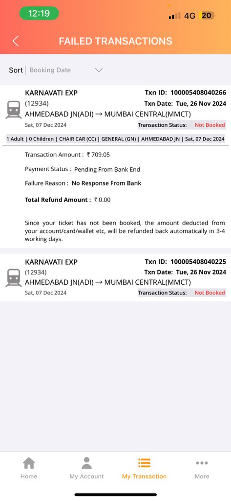 king__varun__'s tweet photo. @IRCTCofficial It is showing 0 in total refund amount. Please confirm https://t.co/7bUpCHv6ci