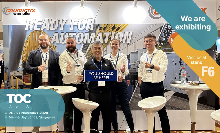 Conductix-Wampfler (@cxw_global) on Twitter photo TOC Asia 2024 is officially underway!
Our focus is on hot topics that are shaping the future of container handling: #sustainability, #ZeroEmissions, #EnergyStorage, and #PortAutomation.
<a href="/TOCWorldwide/">TOC Worldwide</a> #TOCasia #TOCasia24 #TOCevents #ContainerHandling TOC Asia 2024 is officially underway!
Our focus is on hot topics that are shaping the future of container handling: #sustainability, #ZeroEmissions, #EnergyStorage, and #PortAutomation.
<a href="/TOCWorldwide/">TOC Worldwide</a> #TOCasia #TOCasia24 #TOCevents #ContainerHandling