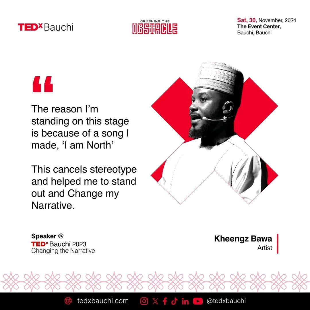 TedxBauchi's tweet photo. tickets today and make sure you arrive on time! 
Join us on November 30, 2024, and discover how to turn challenges into remarkable opportunities for global impact. Grab your tickets at https://t.co/y9U2V8EHhj and get ready to be inspired to conquer obstacles at any age! https://t.co/4xwJuObBma