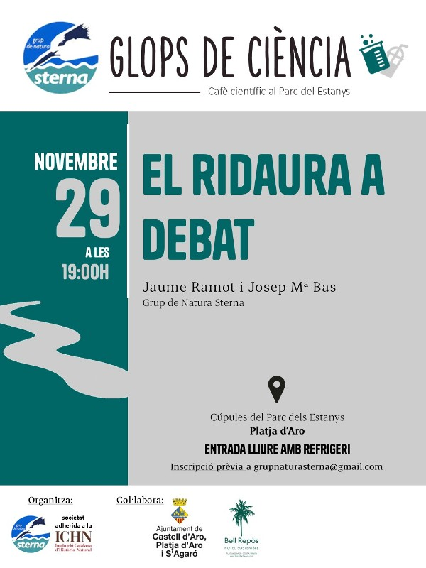 “El Ridaura a debat”, nova edició dels “Glops de ciència”: revistabaixemporda.cat/el-ridaura-a-d…