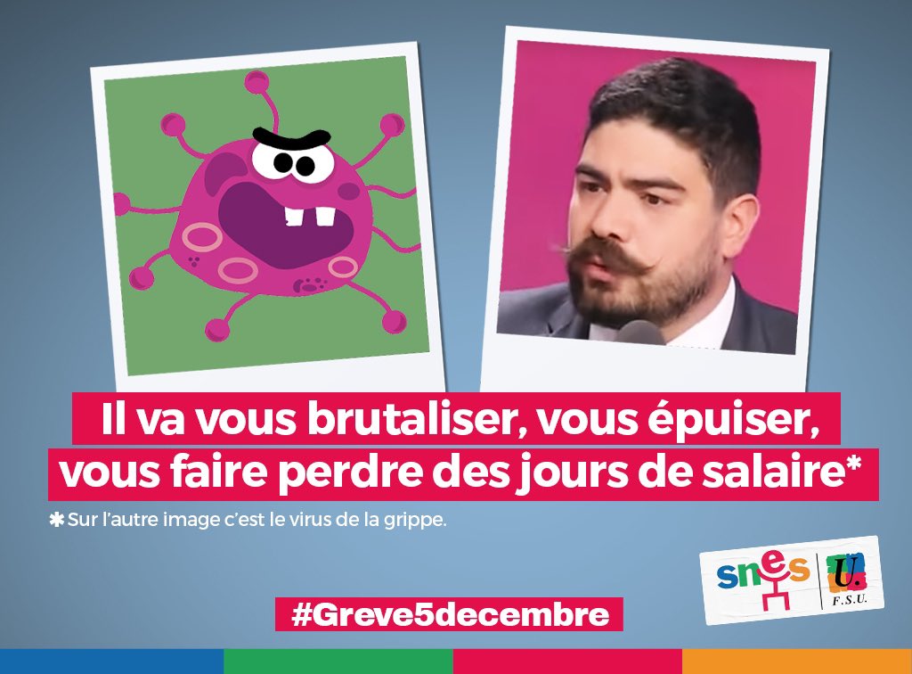 Jour de carence, salaires, conditions de travail, le mépris, ça suffit !
Dans l'action à partir du 5 décembre.
➡️snes.edu/agissons/outil…
#Greve5décembre
