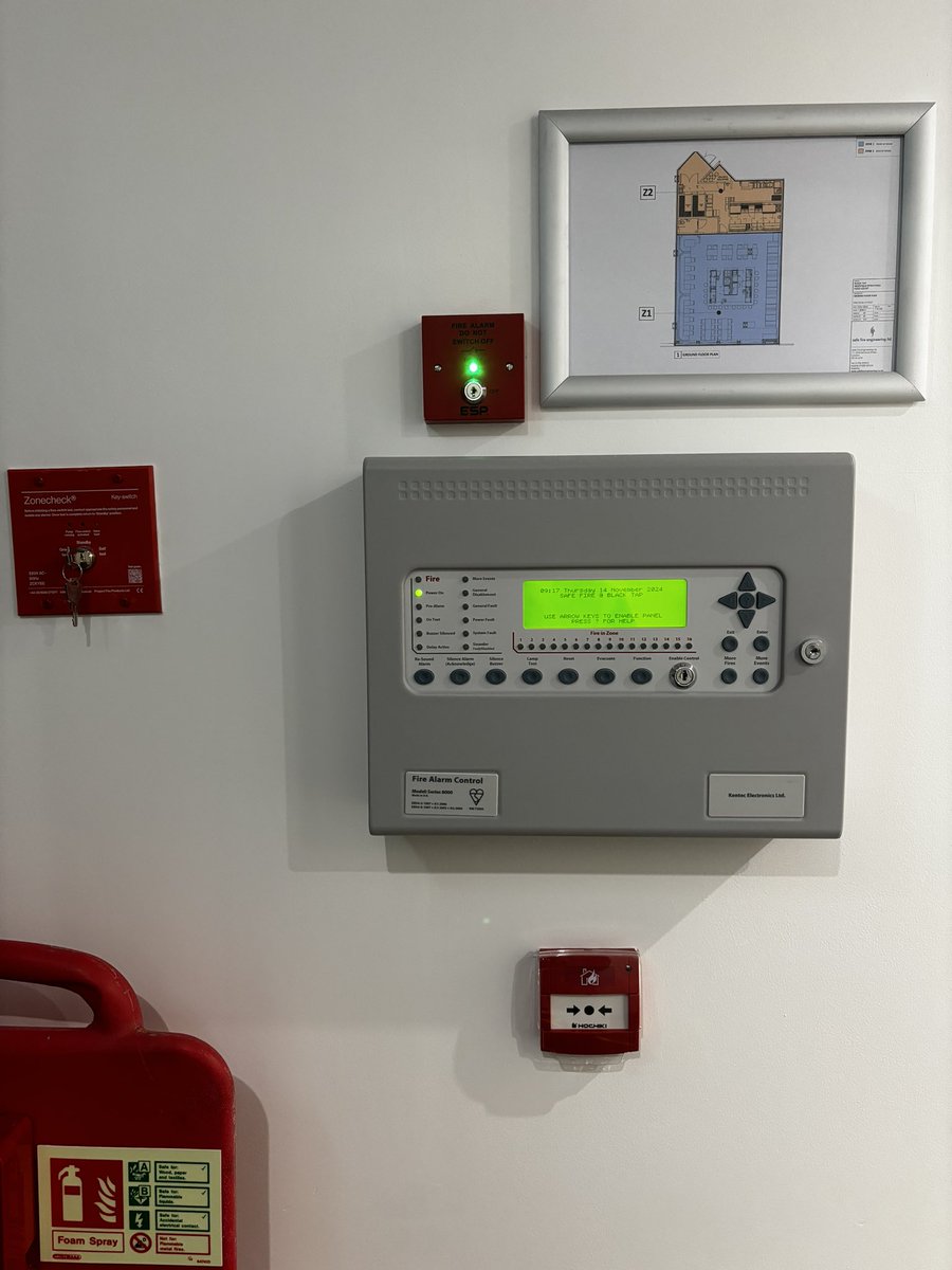 Fire Alarm system completed at new spot Black Tap Stratford Westfield!