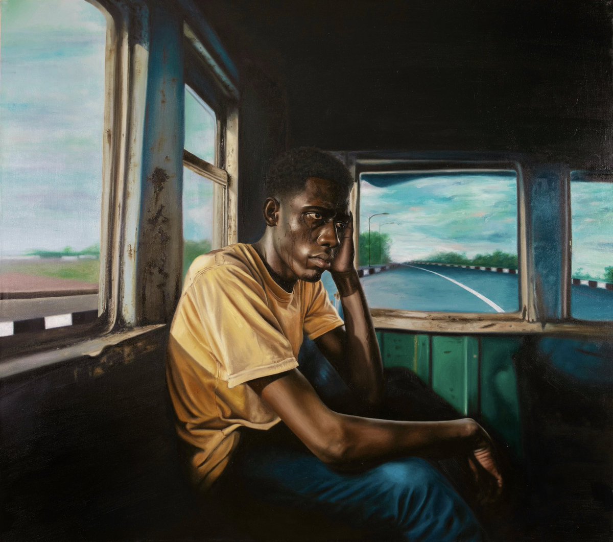 CelestaJonah's tweet image. Why do people prefer retweeting my pictures over my Art?🥺
Here is the painting I made
Oil on canvas 2024🥺