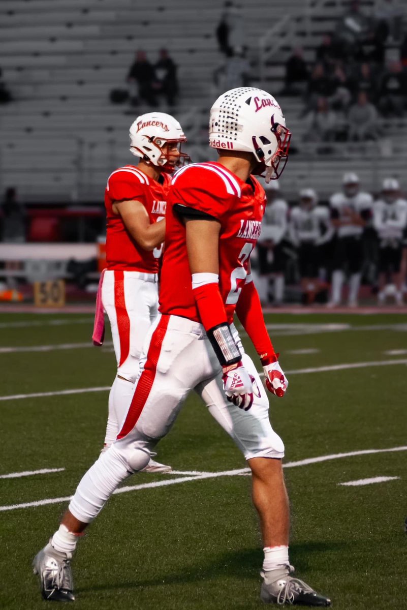 Senior Season Highlights!
District 10 Champs!
🔴 Region 6 Player of the Year
🔴63 rec. 1,193 receiving yards 16 TDs
🔴 3 int 46 tackles
🔴 2,128 career receiving yards 
🔴 1st Team All-Region WR
🔴 1st Team All-Region DB 
hudl.com/v/2QseX7