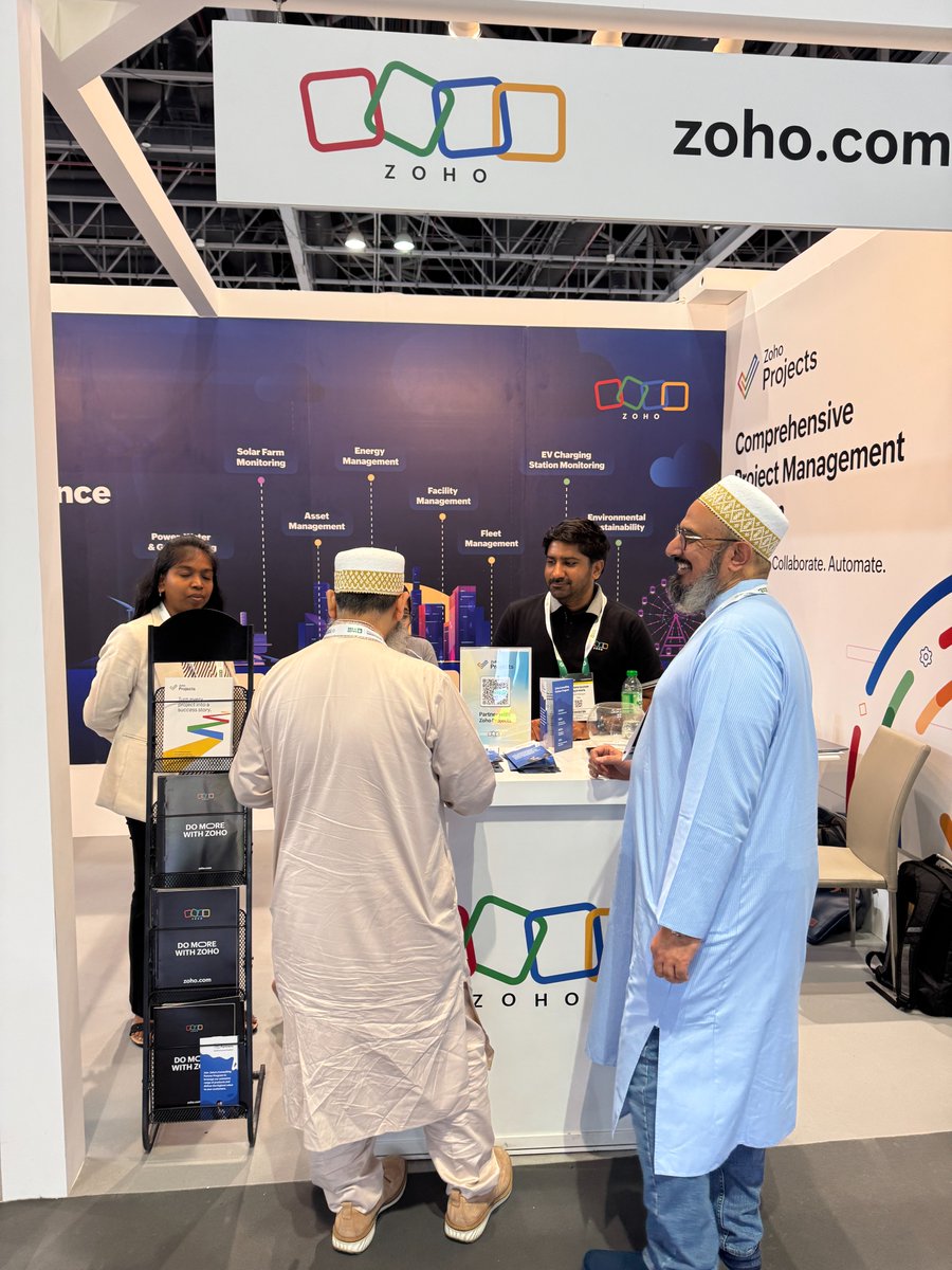 zohoiot's tweet image. 🚀 Exciting news! Catch @zohoiot  &amp;amp; @ZohoProjects at #TheBig5Show:

📅 Nov 26–29 | 📍 DWTC, Booth SS1 E138
💡 Smart buildings, energy management, project planning &amp;amp; more!

👉 Drop by for live demos &amp;amp; insights! #IoT #SmartCities #Sustainability #projectmanagement @Zoho #Dubai