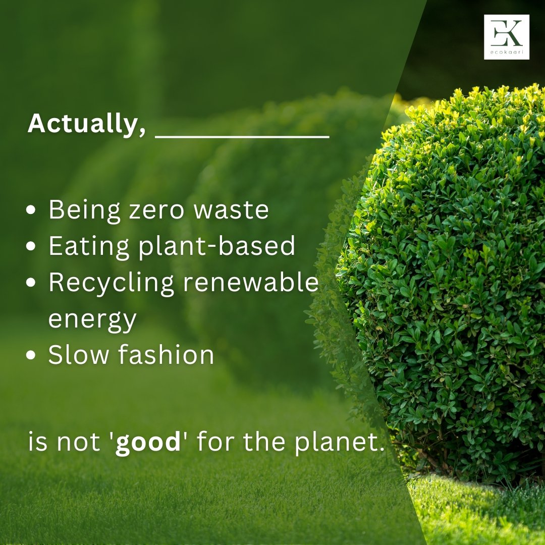 EcoKaari's tweet image. 🌍 Let’s move beyond “less harm” to true restoration.

Eco-friendly habits matter, but they don’t fix everything. 🌱

It’s not just about reducing impact; it’s about giving back. 💚 Let’s act now. 🌍

#eko #ecokaari #ekfam #rewilding #sustainability #ecorestoration #greenliving