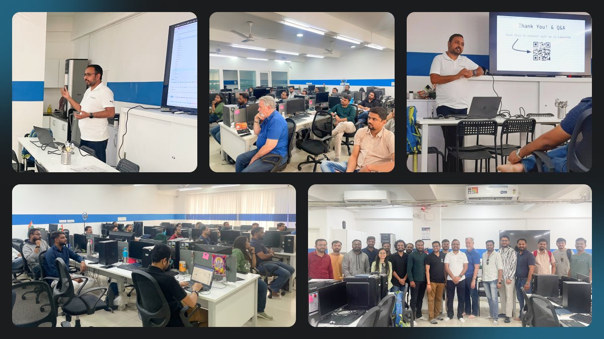 "Fantastic Jobs &amp; How To Queue Them", delivered by our CEO, Mr. <a href="/avpatel/">Ajay Patel</a> .

A big thank you to <a href="/LaravelBaroda/">Laravel Vadodara</a> for organizing and <a href="/PardyPanda/">Pardy Panda Studios</a> for Fantastic Venue. The session on Laravel queues offered valuable insights and strategies, followed by a great networking opportunity.