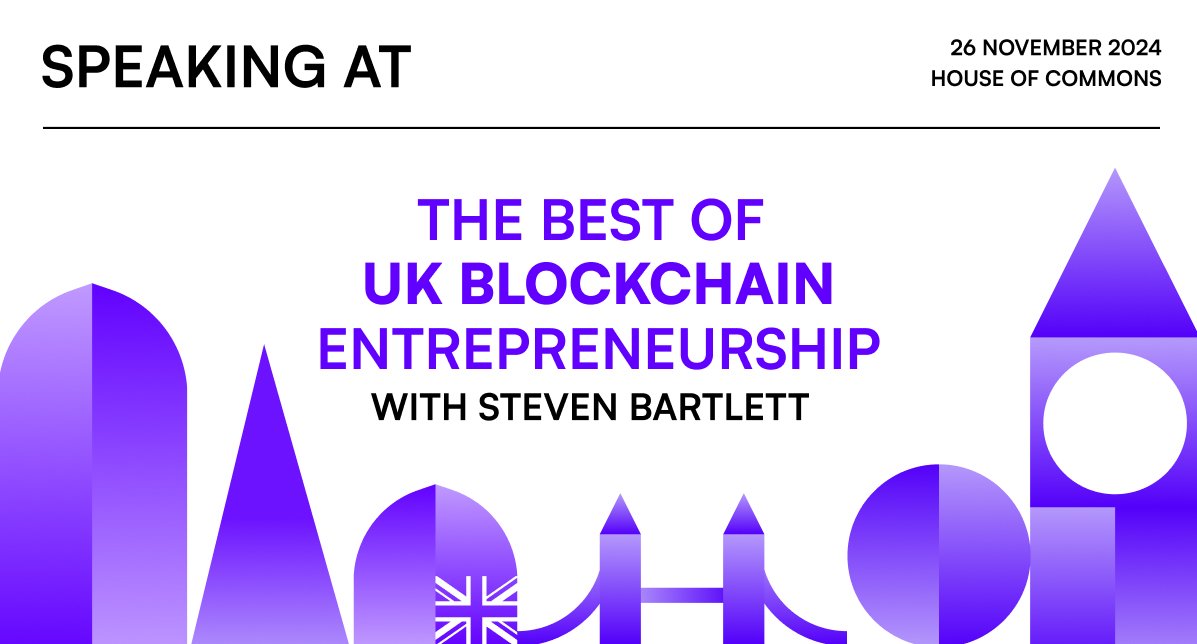 KR1 plc (@kr1plc) on Twitter photo We are very excited to speak at The Best of UK Blockchain Entrepreneurship at the House of Commons today!
Joining a stellar lineup with <a href="/StevenBartlett/">Steven Bartlett</a>, investors, & policymakers to discuss blockchain’s potential for UK economic growth.
<a href="/StandWCrypto_UK/">Stand With Crypto In The UK🛡️🇬🇧</a> We are very excited to speak at The Best of UK Blockchain Entrepreneurship at the House of Commons today!
Joining a stellar lineup with <a href="/StevenBartlett/">Steven Bartlett</a>, investors, & policymakers to discuss blockchain’s potential for UK economic growth.
<a href="/StandWCrypto_UK/">Stand With Crypto In The UK🛡️🇬🇧</a>