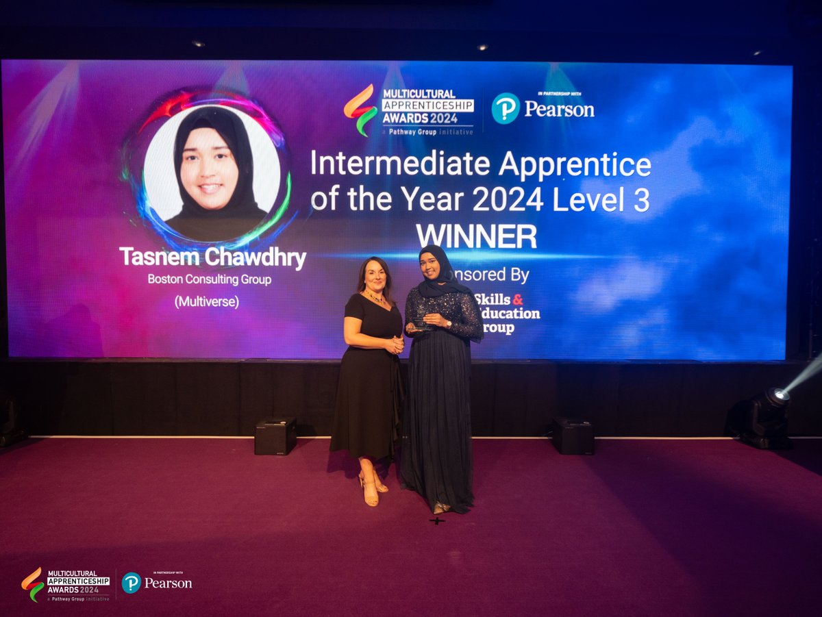 Skills and Education Group (@skillsedugroup) on Twitter photo #Throwback to the inspiring <a href="/MCAppAwards/">Multicultural Apprenticeship Awards</a>!
Earlier this month, we proudly sponsored the Intermediate Apprentice of the Year category, with our Director of Business Growth and Engagement, Kaye Jackson, presenting the awards.
We caught up with the winners, who shared how this #Throwback to the inspiring <a href="/MCAppAwards/">Multicultural Apprenticeship Awards</a>!
Earlier this month, we proudly sponsored the Intermediate Apprentice of the Year category, with our Director of Business Growth and Engagement, Kaye Jackson, presenting the awards.
We caught up with the winners, who shared how this