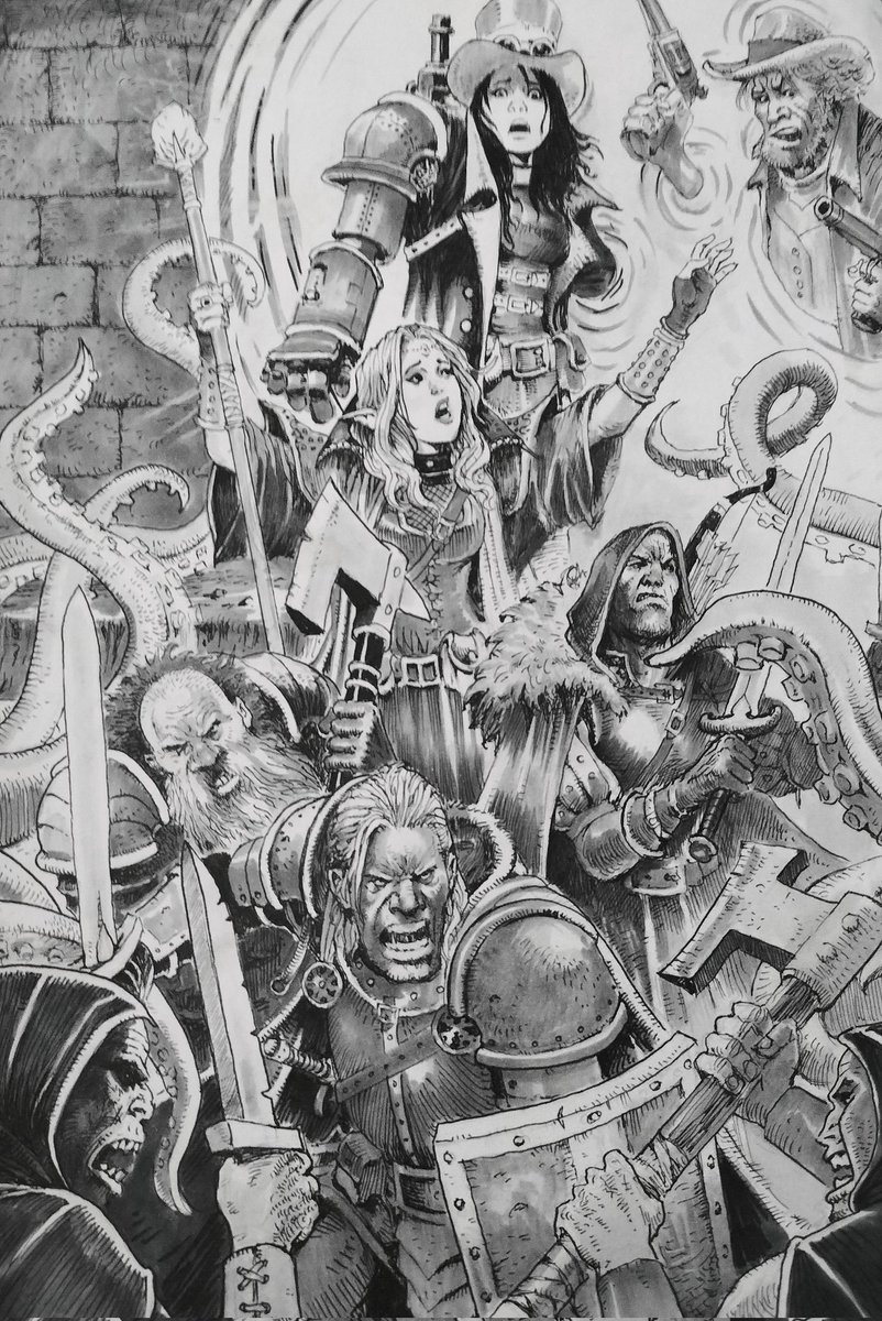 Weird Wild West meets fantasy realm.
From Weird Frontiers ttrpg 

#ttrpg #ttrpgart #ttrpgartist #TTRPGs #ttrpgcommunity