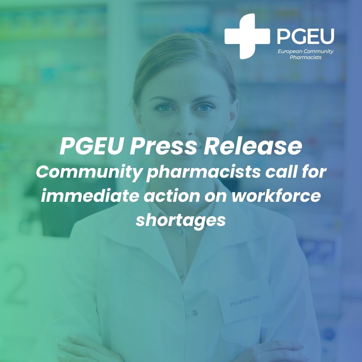 PGEU Press Release: Community pharmacists call for immediate action on workforce shortages

In its new Position Paper on Pharmacists Workforce Shortages, PGEU outlines key recommendations to strengthen the #pharmacy sector and improve #patient care

PR at pgeu.eu/publications/p…