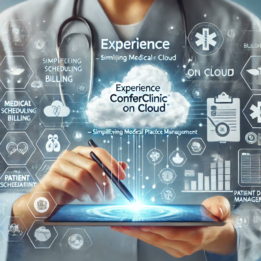 ClinicConfer's tweet photo. ✨ ConferClinic on Cloud – Simplify your clinic's management with cloud-based solutions. Streamline scheduling, billing, and patient data access anytime, anywhere! 🚀🩺

📞 Demo: 6371966229
🌐 https://t.co/6oMpyli4Hy
#ConferClinic #HealthcareSimplified #SmartClinic #HealthTech https://t.co/g5gmb9AjaA