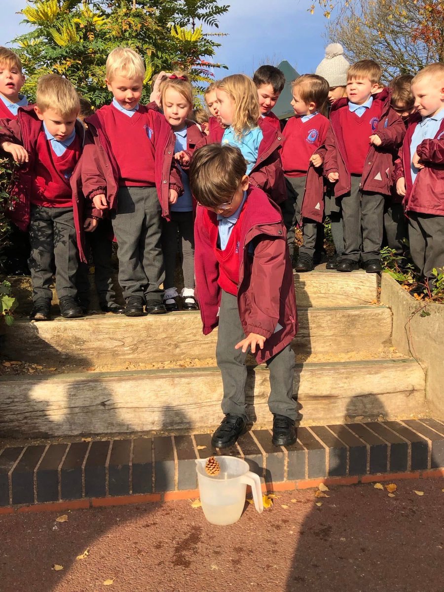 Reception explored the adventure of Cyril and Bruce from The Squirrels Who Squabbled as they ventured through the forest in search of the last pinecone. They investigated their surroundings, experiencing the bouncing, boinging, and plopping of the pinecone along the way!