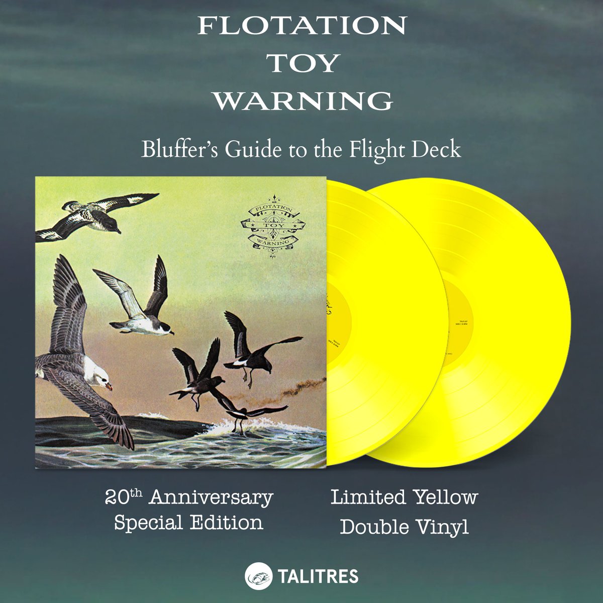 FlotationToy's tweet image. FLOTATION TOY WARNING'S DEBUT ALBUM 20th ANNIVERSARY EDITION 📷
Making its long-awaited return to vinyl in a stunning yellow pressing.
Available now through:
Talitres' Shop: bit.ly/ftw2024tal
Bandcamp: bit.ly/ftw2024bcp