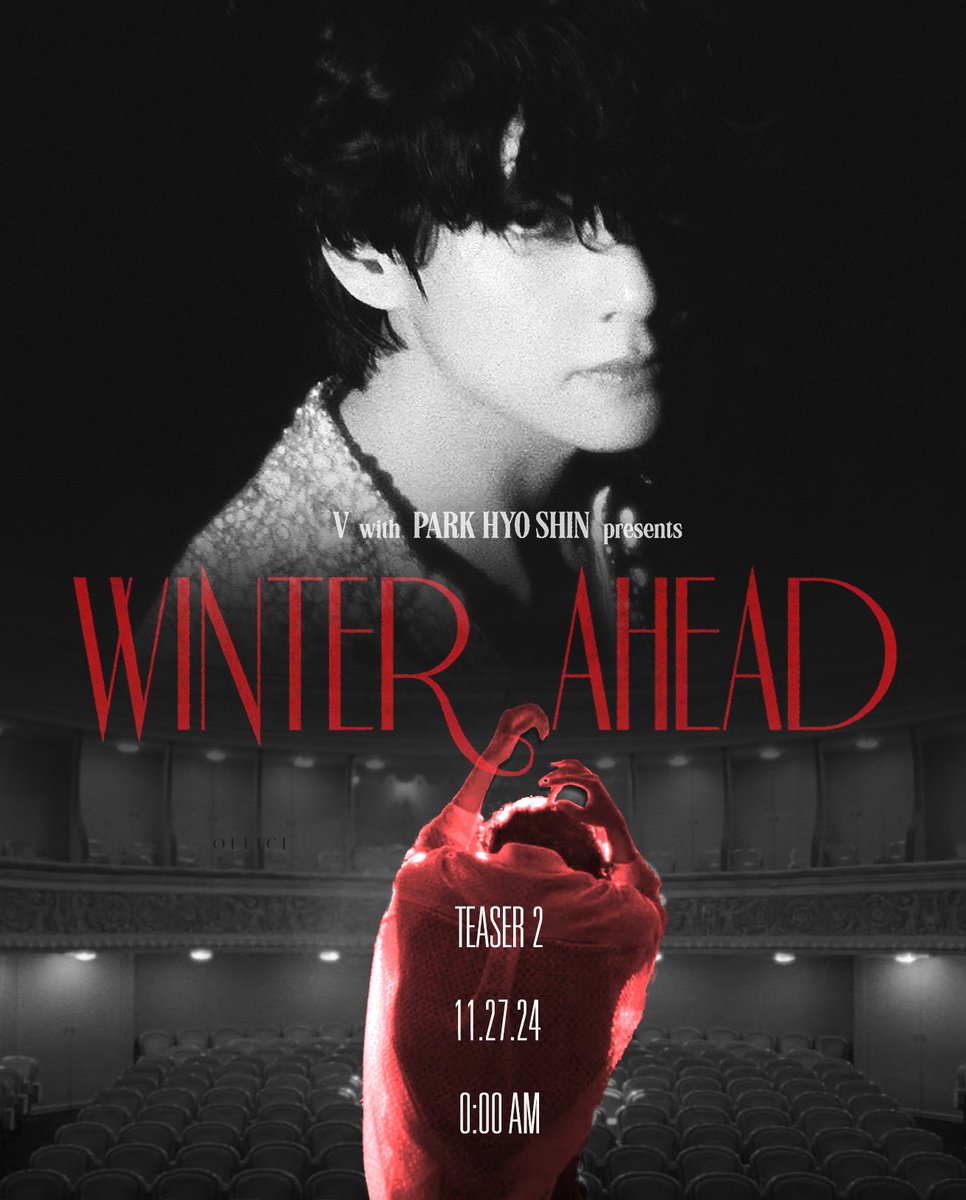 rt and reply with:

WINTER AHEAD 2ND TEASER IS COMING
V IS COMING
#WinterAheadisComing