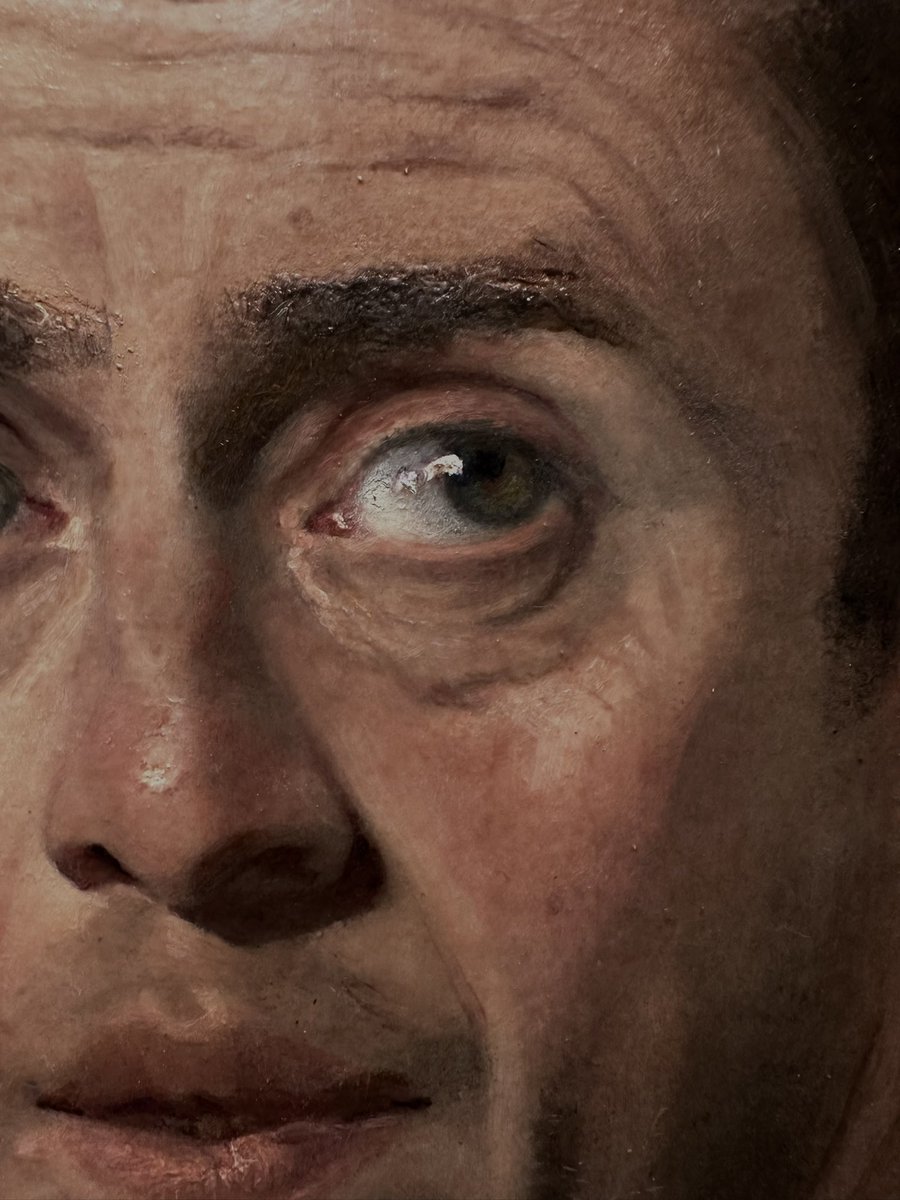 SBartner's tweet image. If you happen to be in Maastricht, have a look at my head study, now hanging in Maaslands Antiquariaat, Rechtstraat 77 (Wyck).