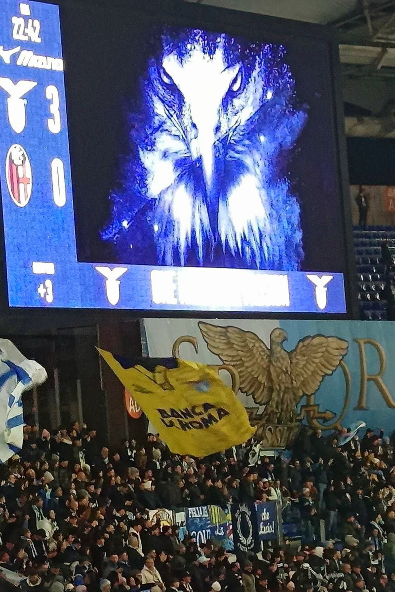 nobullshit48's tweet photo. #LazioBologna🤍💙#LazioLudogorets
      QUESTA CURVA NON TRADISCE 
   NEL BENE E NEL MALE: SEMPRE LI!
                          #NoBullshit https://t.co/02nQzFlYQQ
