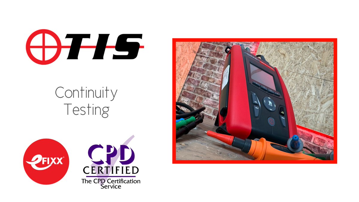 Student? Apprentice? Electrician?

Wherever you are on your electrical journey, this #TrainingTuesday we've got you covered with our Complete Guide to #ContinuityTesting from <a href="/Testinstrument/">T I S</a> 

From the basics of what the test proves, through prepping for your big practical exam,