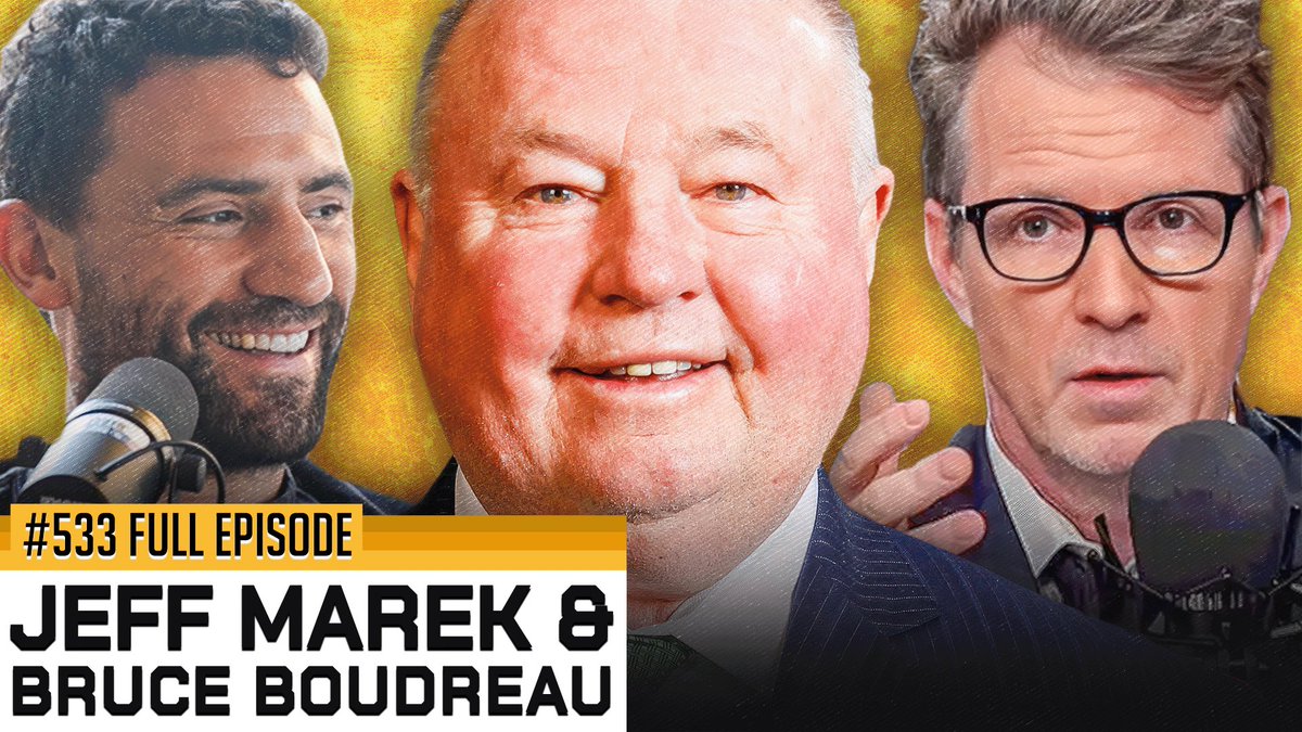 spittinchiclets's tweet image. Spittin’ Chiclets Episode 533: Featuring @JeffMarek &amp;amp; Bruce Boudreau

- Biz Got Jumped
- Bruins/Monty/St. Louis
- Nashville
- US/Canada 4Nations
- Ovi stories

++ tons more

Presented by @pinkwhitney 

Listen/Watch: barstoolsports.com/bios/spittin-c…