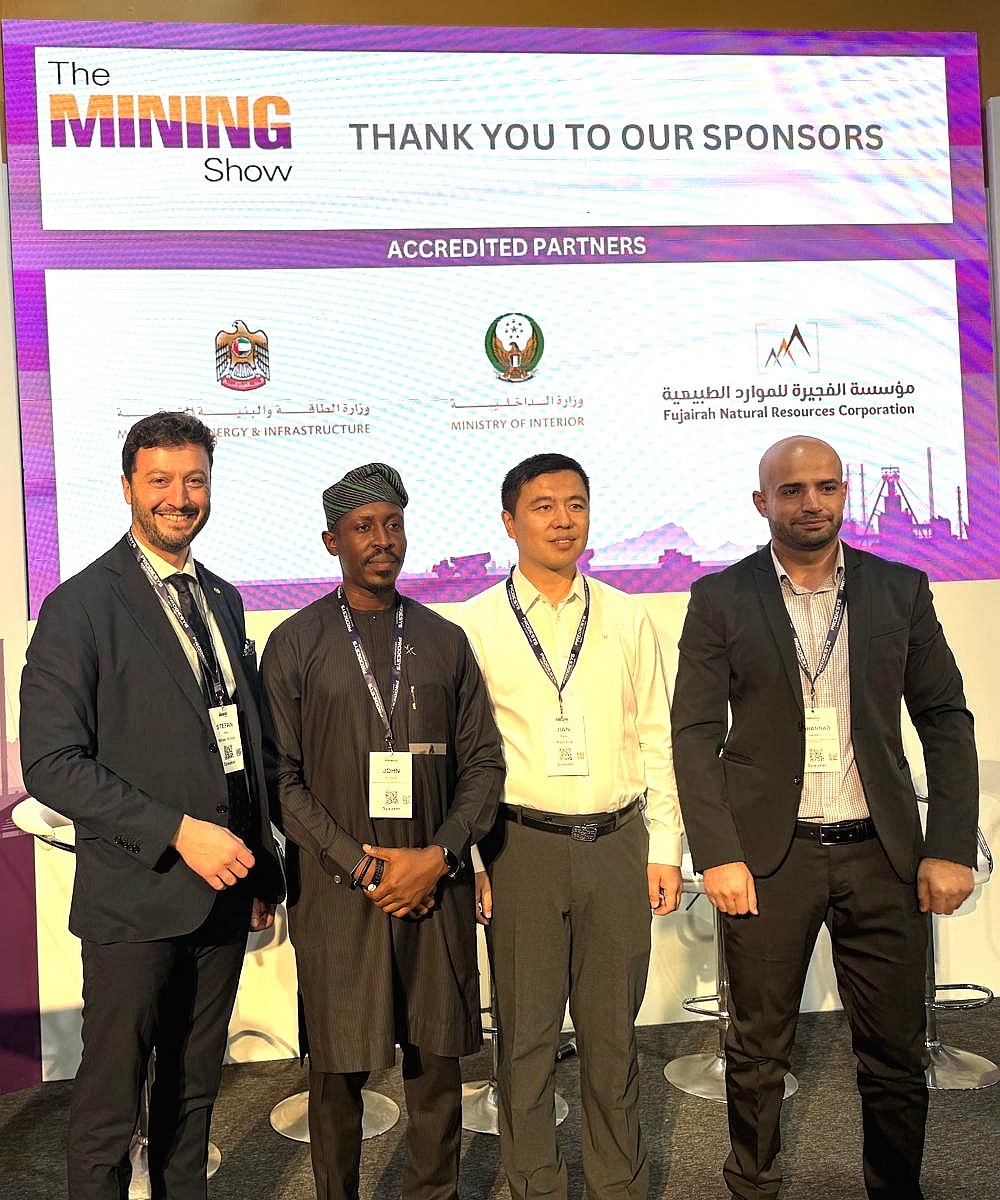 MINEX04784167's tweet photo. #minex CEO Dr. Stefan Stoev speaks at the #MiningShow in Dubai 2024 on #SustainableDevelopment, #rawmaterials, #Resources, #Resourceinvesting, #mininginvestment, #miningwithprinciples, #CriticalMinerals https://t.co/4SMfjzopbB