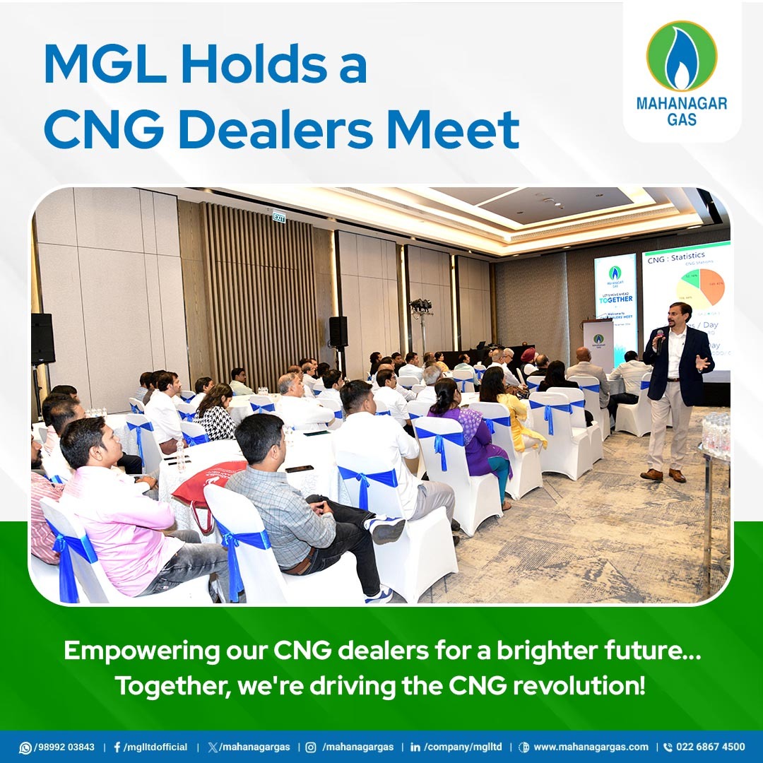mahanagargas's tweet photo. #MGLUpdate

Connecting, Collaborating, and Creating a Brighter Future...
Thank you to all our CNG dealers for joining us at the recent meet! https://t.co/ylZ90tWBqI