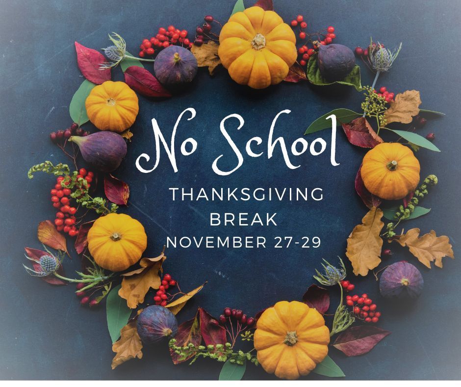 There will be no school for students November 27 - 29 for Thanksgiving Break. Additionally, all offices and buildings will be closed November 28 &amp; 29. All students and staff will return on Monday, December 2. Enjoy your time off! #WeAreWayne #GreatSchools #GreatCommunity