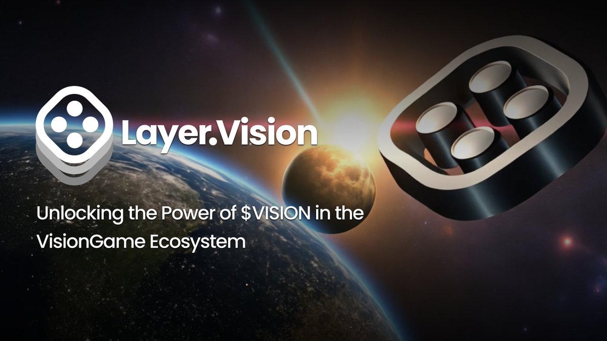 visiongame_'s tweet photo. 🚀 Dive-In: Unlocking the Power of $VISION 💎

To continue our Dive-In series, we’re exploring how $VISION fuels LayerVision with gasless transactions, premium content across games, exclusive presale access, and utility that grows with every new VisionGame product. 🌟

📖 Read more: https://t.co/yxxboWyN5W

👉 Join the future: FounderNodes give you $1,000 in VisionNexus credits, exclusive perks, and a share of VisionGame’s success. 💎

https://t.co/LO7IdNfmnZ

#VisionGame #LayerVision #BlockchainLayer #GameFi #TokenUtility #Web3Gaming #GaslessTransactions #PlayToEarn