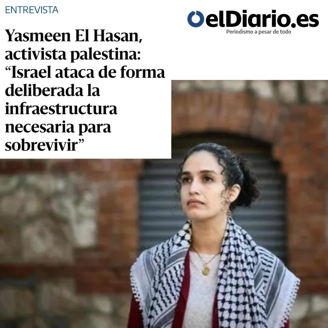 Mundubat's tweet photo. Yasmeen El Hasan trabaja en @UAWC1986, vinculada a las comunidades rurales de Palestina.

Recientemente visitó el Estado español con un mensaje claro: sin soberanía alimentaria, no hay autoderminación para el pueblo palestino.

✍️🏾@FraCicardi en @eldiarioes
https://t.co/GAXFz0BO8p https://t.co/OezQK0QxYX
