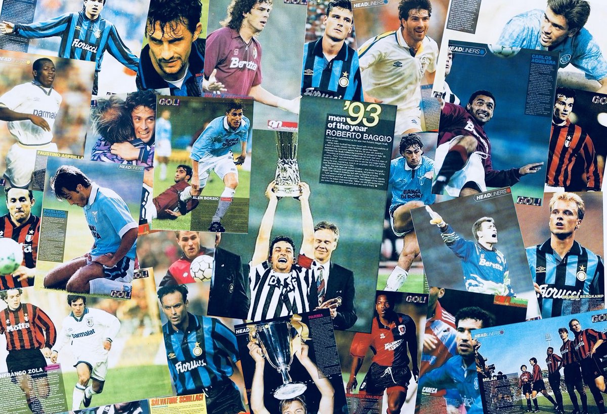 When 90 Minutes Magazine had a Serie A poster each week. 👌

#90sfootball #calcio #SerieA 🇮🇹
