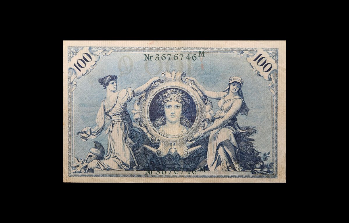 NumisX's tweet photo. Historische 100-Mark-Reichsbanknote (1908) in Grün &amp; Rot 🌍
Ein Blick in die Geldpolitik des Deutschen Kaiserreichs!
🖼️ Kunstvolles Design, ideal für Sammler.
👉 Entdecken: https://t.co/RBMeZsLC7N
#Reichsbanknote #Sammlerstück #Numismatik #numisx https://t.co/MOXwchmN3k
