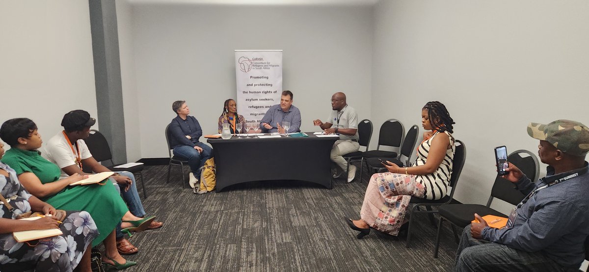 CoRMSA's tweet photo. Day 2, 7th Southern Africa Human Rights Defenders Summit. We hosted the parallel workshop discussion themed - Seeking Refuge: The Role of Human Rights Defenders in Asylum Protection. The discussion focused on issues affecting HRDs working within the migration sector #ProtectHRDs https://t.co/Ybh26hVZQ6