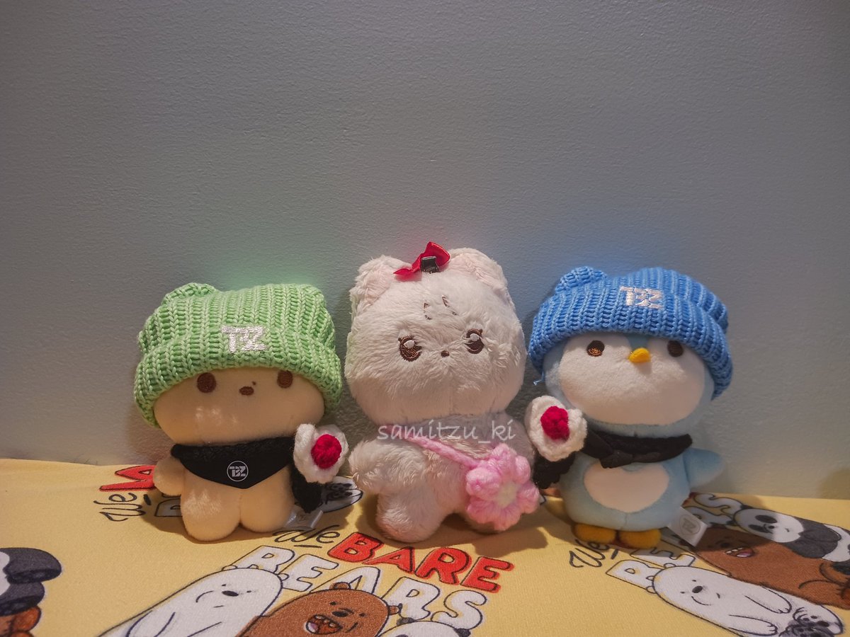 samitzu_ki's tweet photo. Chanicat with his newly arrived siblings! (Nasa province si Jukkamang huhu) ✨️🐧🐻

And gifting Newguin and Gomgomi mini deobibongs 📢✨️ https://t.co/GOAvGCg3JX