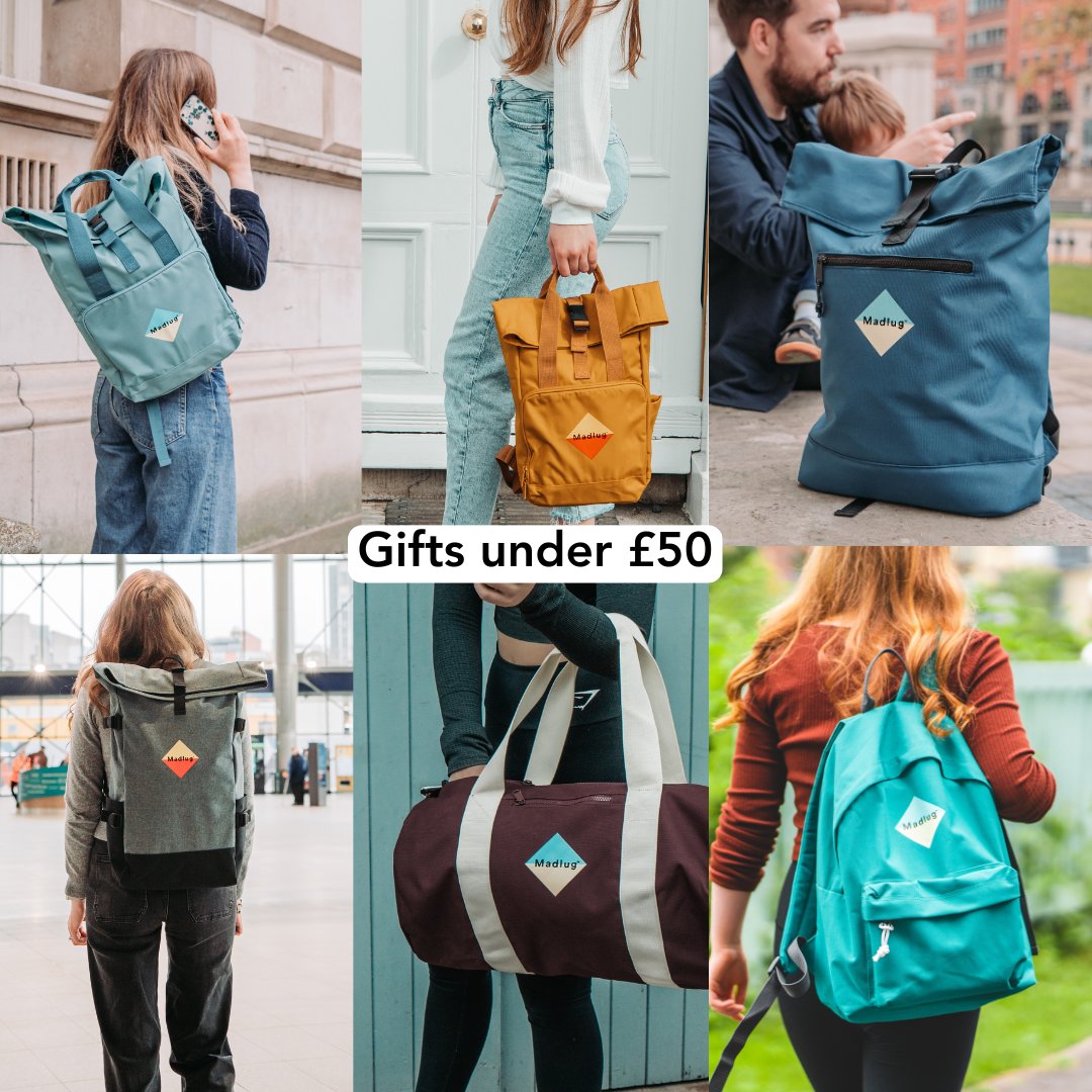 Looking for the perfect gift that also makes a difference? Here are some great choices under £50. 

Gift with purpose this year with the knowledge that every purchase goes towards ensuring that no child should carry their life in a bin bag. Shop now: madlug.com/collections/ch…