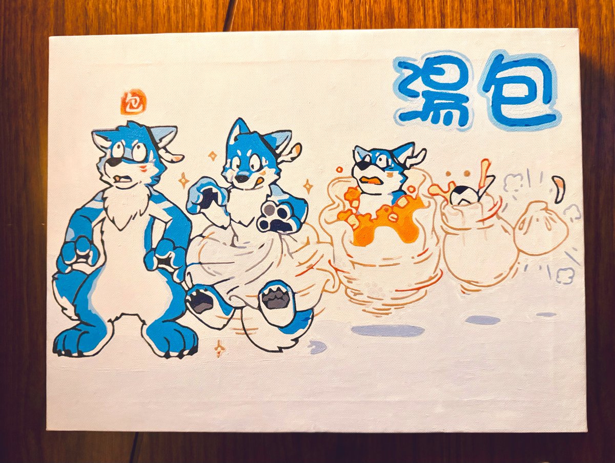 Seto_R30's tweet photo. 部屋の扉に飾ってた湯包(タンパオ)君と獅浩(シーハオ)君の絵がとても可愛いかったので…🫶
@bluewolf7105 
@shihao_sandwich 
#Infurnity2024 https://t.co/8ulIWqdVaq