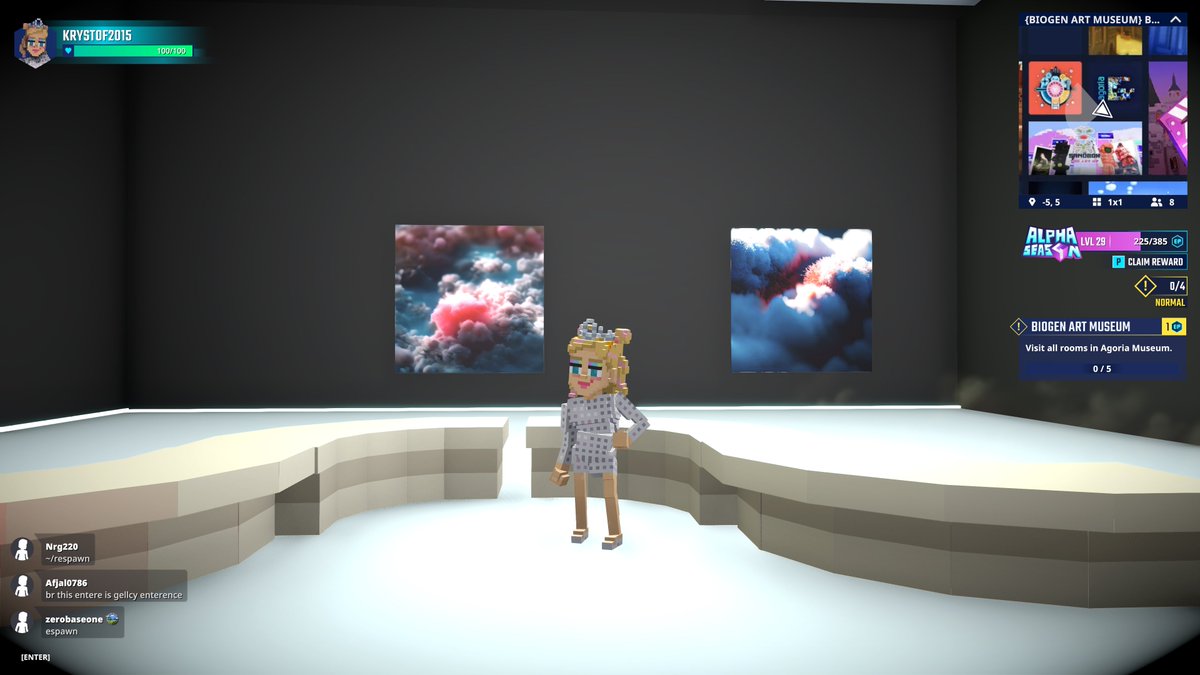 Krystof_2015's tweet photo. Entering the Gallery Room at the BioGen Art Museum in @TheSandboxGame. Get ready for a mind-bending fusion of art and science! 🧬🎨 @agoriamusic https://t.co/LFPWOpzCAm #TheSandbox #AlphaSeason4 #AS4SocialChallenge https://t.co/aYjth6otLU