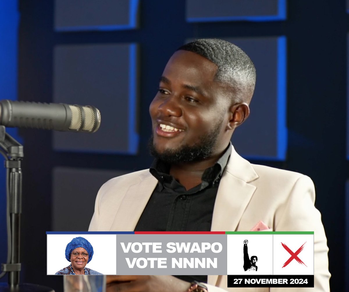 stravosna's tweet photo. Tomorrow we make history and vote the first female president in Namibia @VPSWAPO, we will also vote @SWAPONamibia back into power.
#NamibiaVotes2024 #NamibiaDecides2024 #voteSWAPO #VoteNetumbo https://t.co/VJarg8zbPk