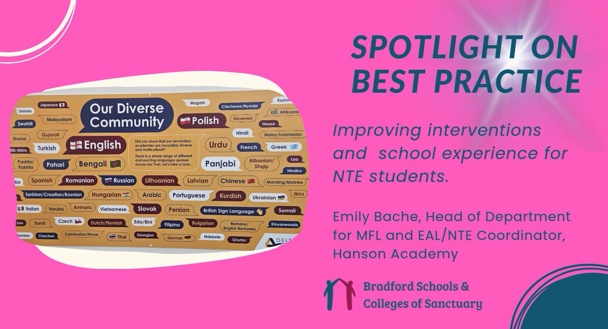 Bradford Schools and Colleges of Sanctuary (@bradford_sos) on Twitter photo Missed our meeting last night? Find the full recording, key takeaways & ppts on our Communities of Practice page: tinyurl.com/597vzja6. A big thank you to the New to English Lead at <a href="/HansonAcademy/">Hanson Academy</a> & <a href="/bradford2025/">Bradford 2025</a>'s cultural Learning Team for their contributions. Missed our meeting last night? Find the full recording, key takeaways & ppts on our Communities of Practice page: tinyurl.com/597vzja6. A big thank you to the New to English Lead at <a href="/HansonAcademy/">Hanson Academy</a> & <a href="/bradford2025/">Bradford 2025</a>'s cultural Learning Team for their contributions.