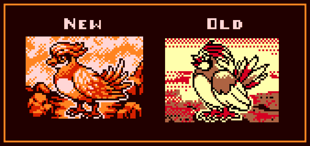 Zanilo ಠ_ಠ (@zanipixels) on Twitter photo #Pidgeotto for <a href="/TCGNewDeckPlus/">Pokemon TCG NewDeck+</a> NEW vs OLD comparison!
#TCGNewDeckPlus #pokemontcg #pokemon #gameboy #pixelart #Pidgeotto for <a href="/TCGNewDeckPlus/">Pokemon TCG NewDeck+</a> NEW vs OLD comparison!
#TCGNewDeckPlus #pokemontcg #pokemon #gameboy #pixelart