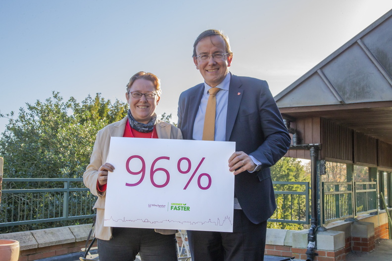 Winchester City Council (@winchestercity) on Twitter photo 💚 Our council carbon emissions are forecast to have reduced by an incredible 96% when figures are released in 2025! Watch the video and find out more: winchester.gov.uk/news/2024/nov/…
📷 L-R: Cllr Kelsie Learney & WCC Leader Cllr <a href="/mpntod/">Martin Tod</a> 💚 Our council carbon emissions are forecast to have reduced by an incredible 96% when figures are released in 2025! Watch the video and find out more: winchester.gov.uk/news/2024/nov/…
📷 L-R: Cllr Kelsie Learney & WCC Leader Cllr <a href="/mpntod/">Martin Tod</a>