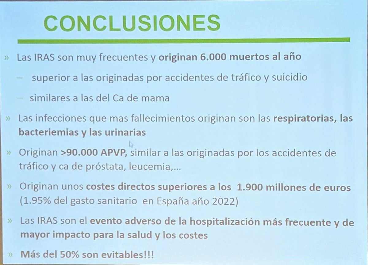 En la #JornadaIRAS2024 de la <a href="/SEMPSPH/">SEMPSPGS</a> el Dr Ángel Asensio pone cifras al impacto de las Infecciones Relacionadas con la Atención Sanitaria en los hospitales de España