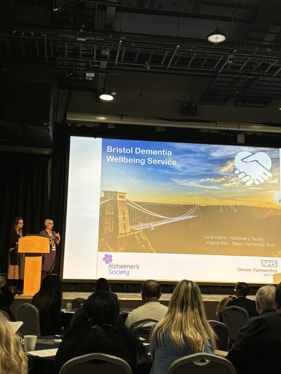 Alex Morden Osborne (@dralexosborne) on Twitter photo Nothing I love more than a good plug for <a href="/BristolDWS/">Dementia Wellbeing</a>! Great to hear from Carrie (<a href="/alzheimerssoc/">Alzheimer's Society</a>) & Virginia (<a href="/DPT_NHS/">Devon Partnership NHS Trust</a>) on the innovative partnership between their organisations & the brilliant outcomes this is delivering for people living with dementia across the city. #UKDC2024 Nothing I love more than a good plug for <a href="/BristolDWS/">Dementia Wellbeing</a>! Great to hear from Carrie (<a href="/alzheimerssoc/">Alzheimer's Society</a>) & Virginia (<a href="/DPT_NHS/">Devon Partnership NHS Trust</a>) on the innovative partnership between their organisations & the brilliant outcomes this is delivering for people living with dementia across the city. #UKDC2024